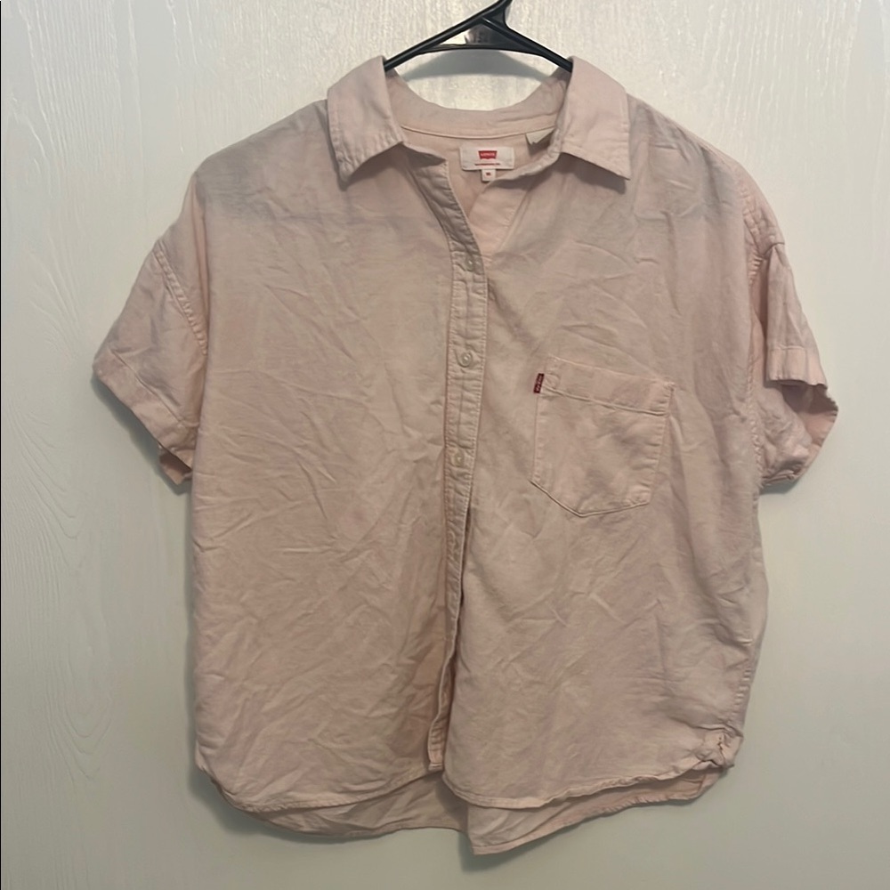 Levi's Pink Casual Button Down Shirt